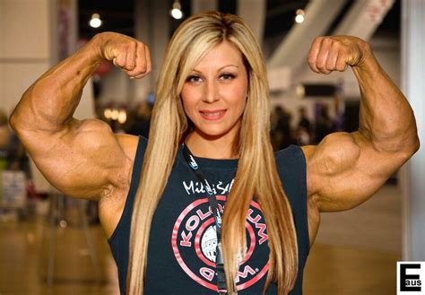 Blonde Gun Show Big Muscles Hot Body Women Muscle Girls Girls Show