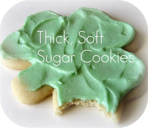 Softened butter, granulated sugar, egg, vanilla extract & almond extract, baking powder, salt, flour. Peppermint Plum: {Thick, Soft Sugar Cookies}