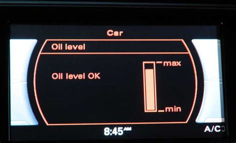 How to check audi q5 engine oil level. Oil level display NOT displaying oil level - AudiWorld Forums