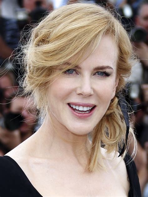 2013 Nicole Kidman Makeup Hairstyle Look Eyes Fav