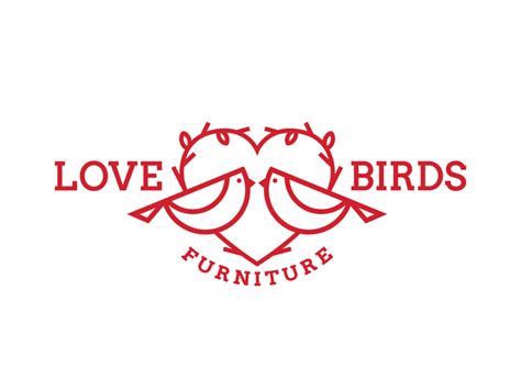 Love Birds Logo By Beauraw Design On Dribbble