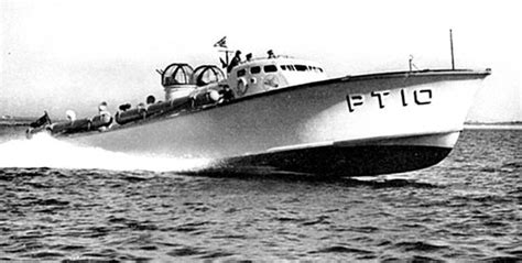Uss Pt 10 Of The Us Navy American Motor Torpedo Boat Of The Elco 70