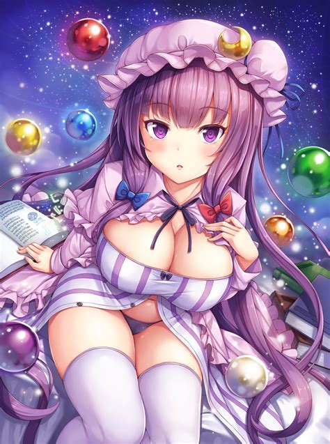 Patchouli Knowledge Sexy Hot Anime And Characters Fan Art 41423294