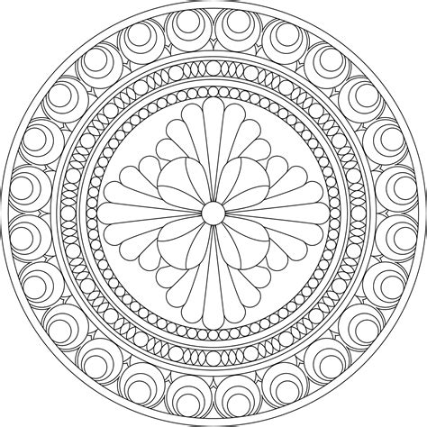 Mándalas Para Colorear Dibujos Mandalas Para Imprimir