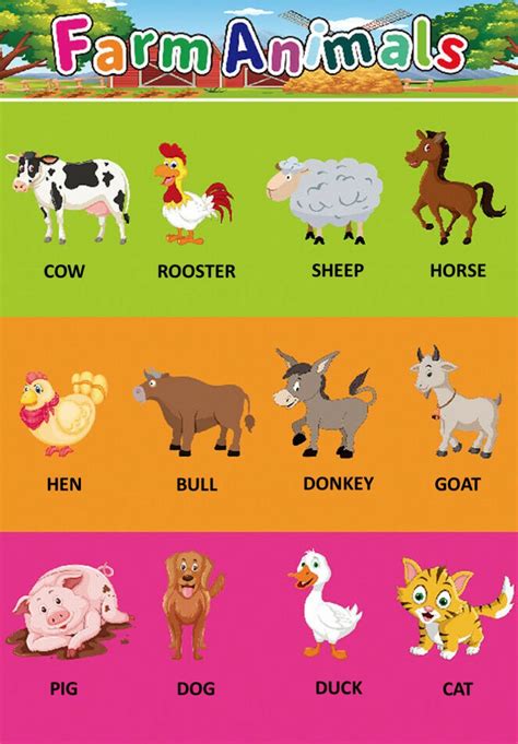 Farm Animals For Kids Farm Animals Pictures Animal Pictures For Kids