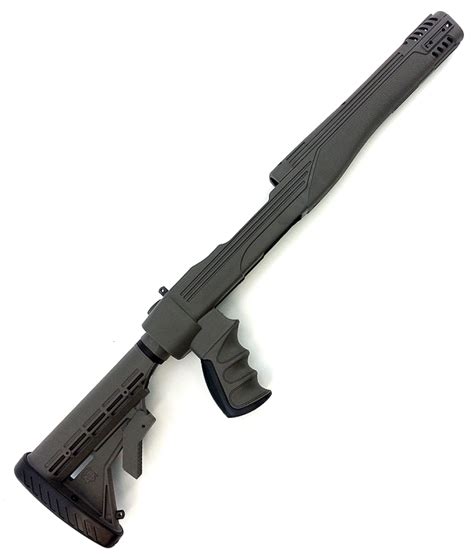 Ati Ruger 1022 Six Position Adjustable Tactical Stock Destroyer Grey
