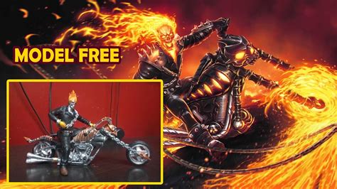 Ghost Rider 3d Print How To Step By Step Youtube