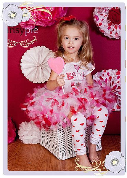 2 Piece Valentines Day Tutu Set By Pansy Pie At