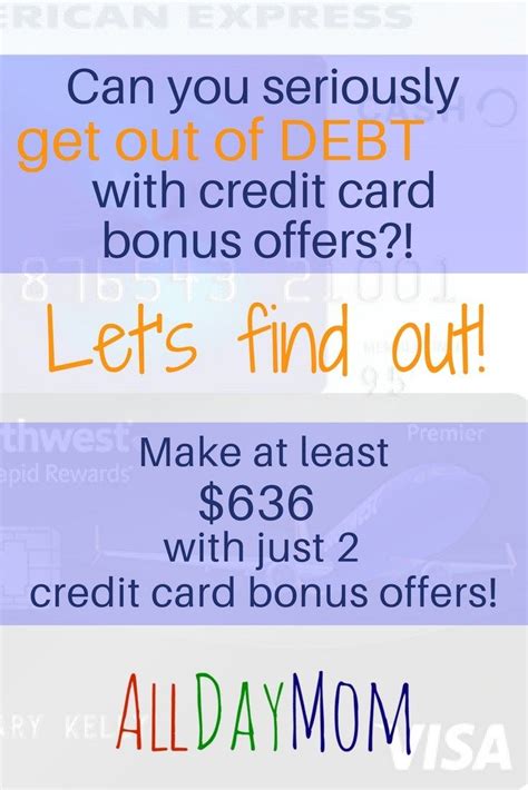 You can easily get started in minutes: Can you get out of debt with credit card bonus offers? Yes ...