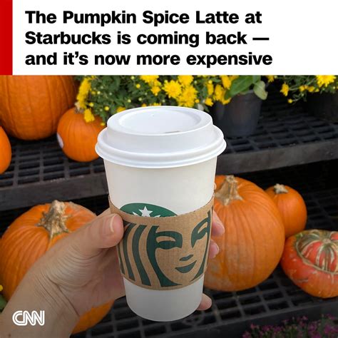 Starbucks Pumpkin Spice Latte Is Coming Back And It S The Latest Victim Of Inflation