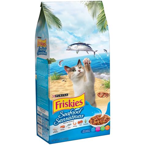 Two (2) packs of twelve (12) 3 oz. Purina Friskies Seafood Sensations Cat Food 6.3 lbs ...