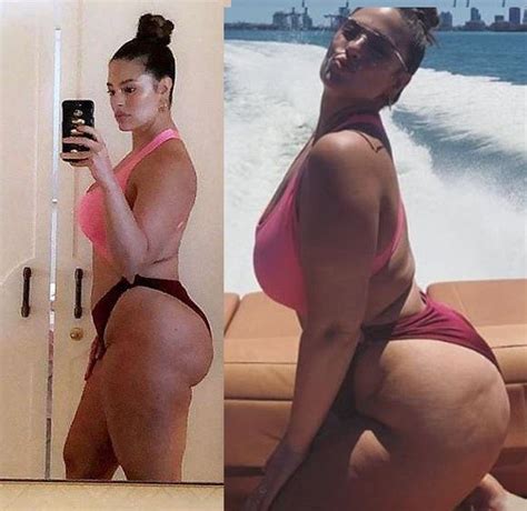 Ashley Graham Shows Off Her Killer Curves During Miami Holiday Photos