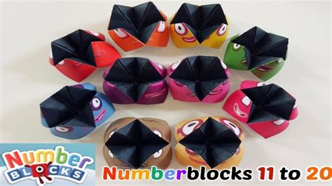 Numberblocks 11 20 넘버블럭스 만들기 Lets Make Numberblocks 11 To 20 From
