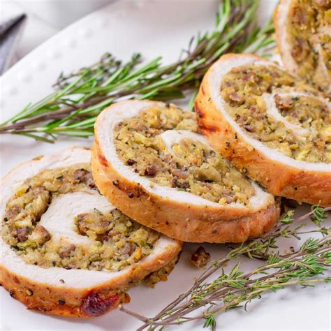 Turkey Roulade With Sausage Stuffing Cooking For My Soul