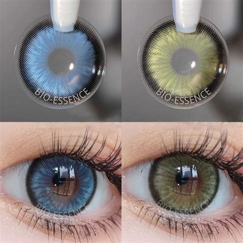 Bio Essence 1 Pair Color Contact Lenses For Eyes Natural Brown Lenses