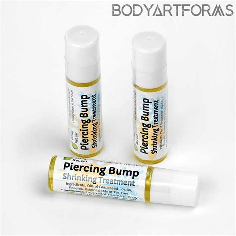 Base Labs Piercing Bump Treatment Keloid Bump Removal Healing Soothing Piercing Aftercare Bumps