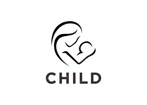 Premium Vector Child Logo Design Vector Illustration