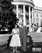 Dwight and Mamie Eisenhower on White House Lawn. Ca. 1953-1960 - (BSLOC ...