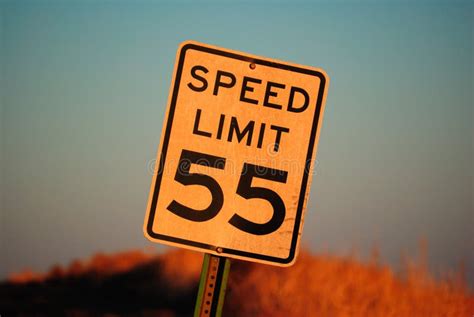 Speed Limit Sign 10 Stock Photo Image Of Blurred Enforce 41820346