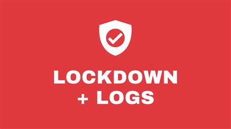 Lockdown Log Command Youtube