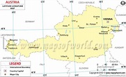 Austria Latitude and Longitude Map | Latitude and longitude map, Map ...