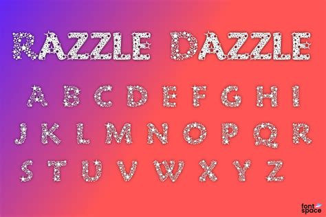 Razzle Dazzle Font Pearlygates Fontspace