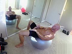 Porn Stud Johnny Sins Jerks Off While Working Out Pornvee