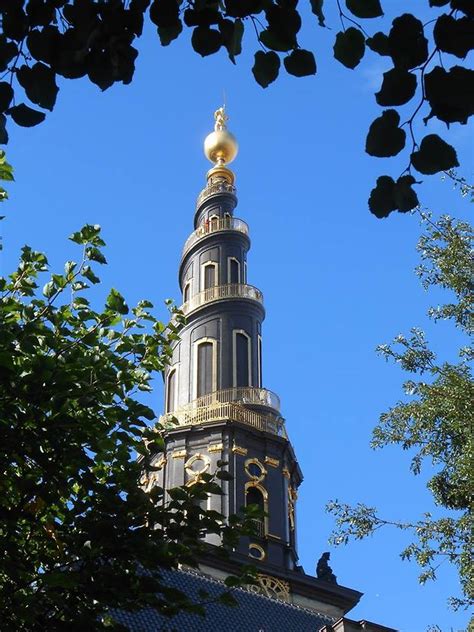 Clocher De La Vor Frelsers Kirke Copenhague Eglise Frelsers Vor