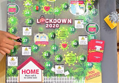 ‘lockdown 2020 The Board Game Features Local
