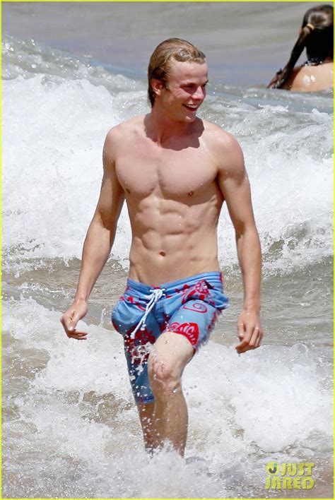 Lucy Hale More Beach Fun With Shirtless Graham Rogers Photo