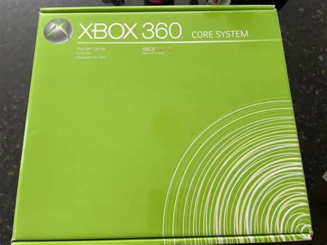 Microsoft Xbox 360 Core System Launch Edition White Console B4k 00001