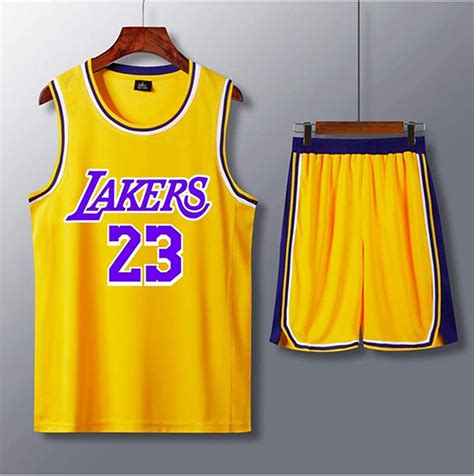 James Lakers 23 Basketball Jerseys For Menbasketball T Shirt