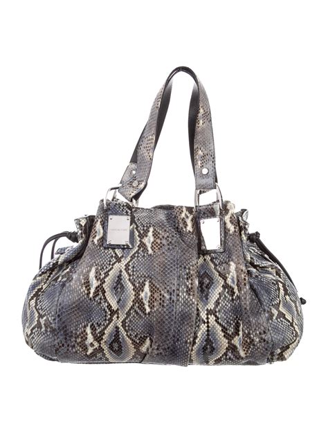 Michael Kors Snakeskin Tote Bag Handbags Mic75352 The Realreal