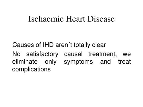 Ppt Pharmocotherapy Of Ischaemic Heart Disease Powerpoint Presentation Id 3320092