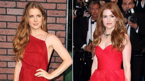 Amy Adams And Isla Fisher Separated At Birth Side By Side Comparison