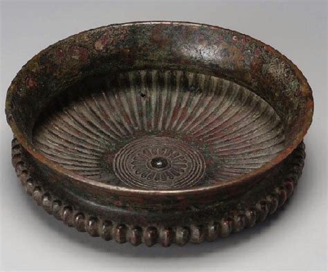 Persian Art Iran Achaemenid Bronze Bowl Dia 152 Cm H 38 Cm Ca500