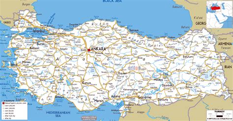 Maps Of Turkey Detailed Map Of Turkey In English Tourist Map Of