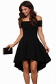 Lilly Black Off Shoulder Cocktail Party Dress | Dresses for teens black ...