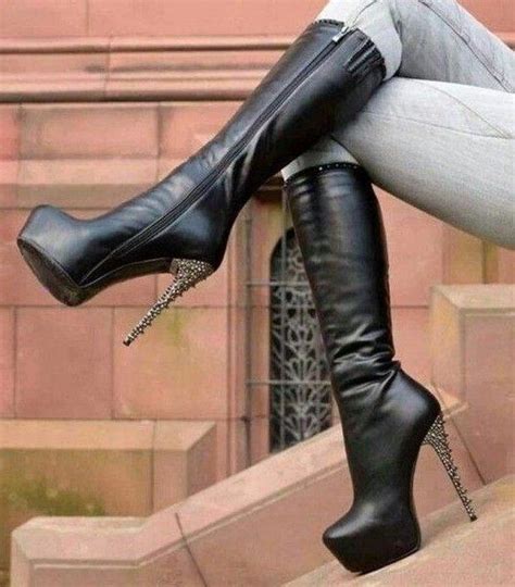 Kiss My Boots 👄👄 Thigh High Boots Heels Boots High Knee Boots Outfit