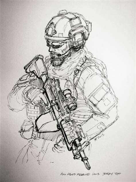 Genial Soldat Zeichnung Bleistift