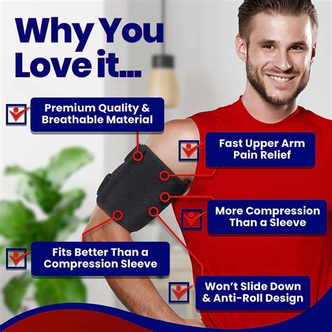 Buy Armstrong Amerika Bicep Tendonitis Brace Compression Sleeve