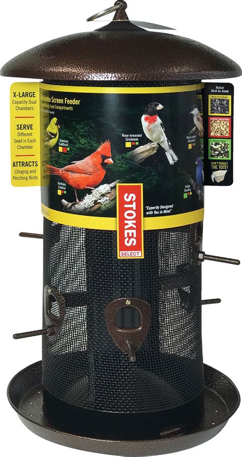 Buy Stokes Select Giant Combination Seed Bird Feeder 6 Lbcompartment