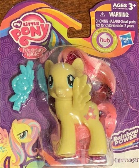 G4 My Little Pony Fluttershy Tinsel Larger Head Toy Sisters