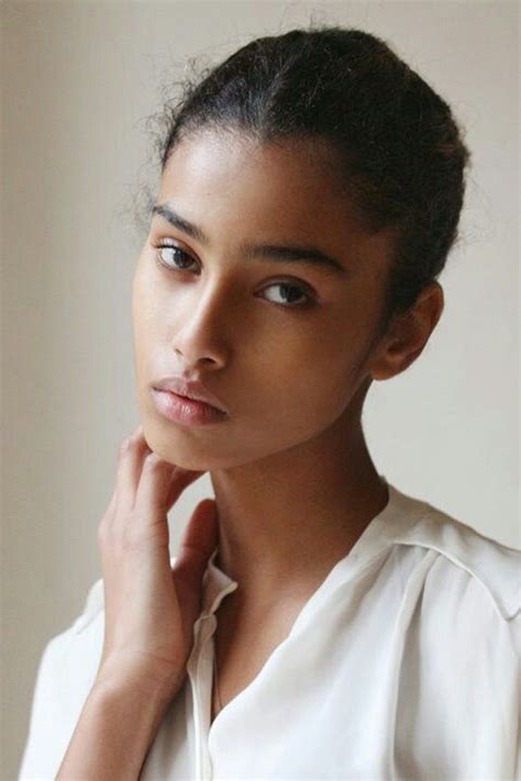Half Black Half Egyptian Egyptian Beauty Model Face