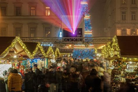 Budapest Hungary Christmas Market Editorial Stock Image Image Of