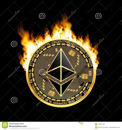 Unfortunately, it takes years to get any new symbol included in unicode (e.g., it took two years for the bitcoin symbol to get added to unicode). Crypto Currency Ethereum Golden Symbol On Fire Stock ...