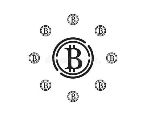 Bitcoin Logo Vector Template Stock Vector Illustration Of Isolated