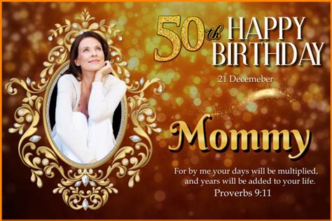 50th Birthday Template Postermywall