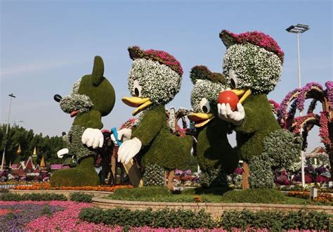 dünyanın en büyük çiçek bahçesi dubai de açıldı