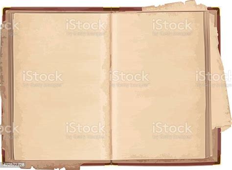 Old Open Book Stock Illustration Download Image Now Istock